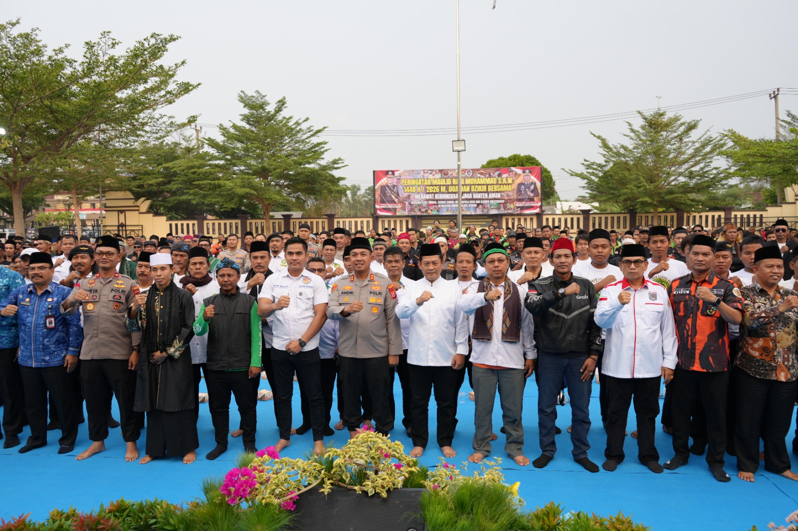 Polres Serang Gelar Maulid Nabi dan Dzikir Bersama, Wabup Najib Hamas Tekankan Kolaborasi Jaga Kebhinekaan Banten