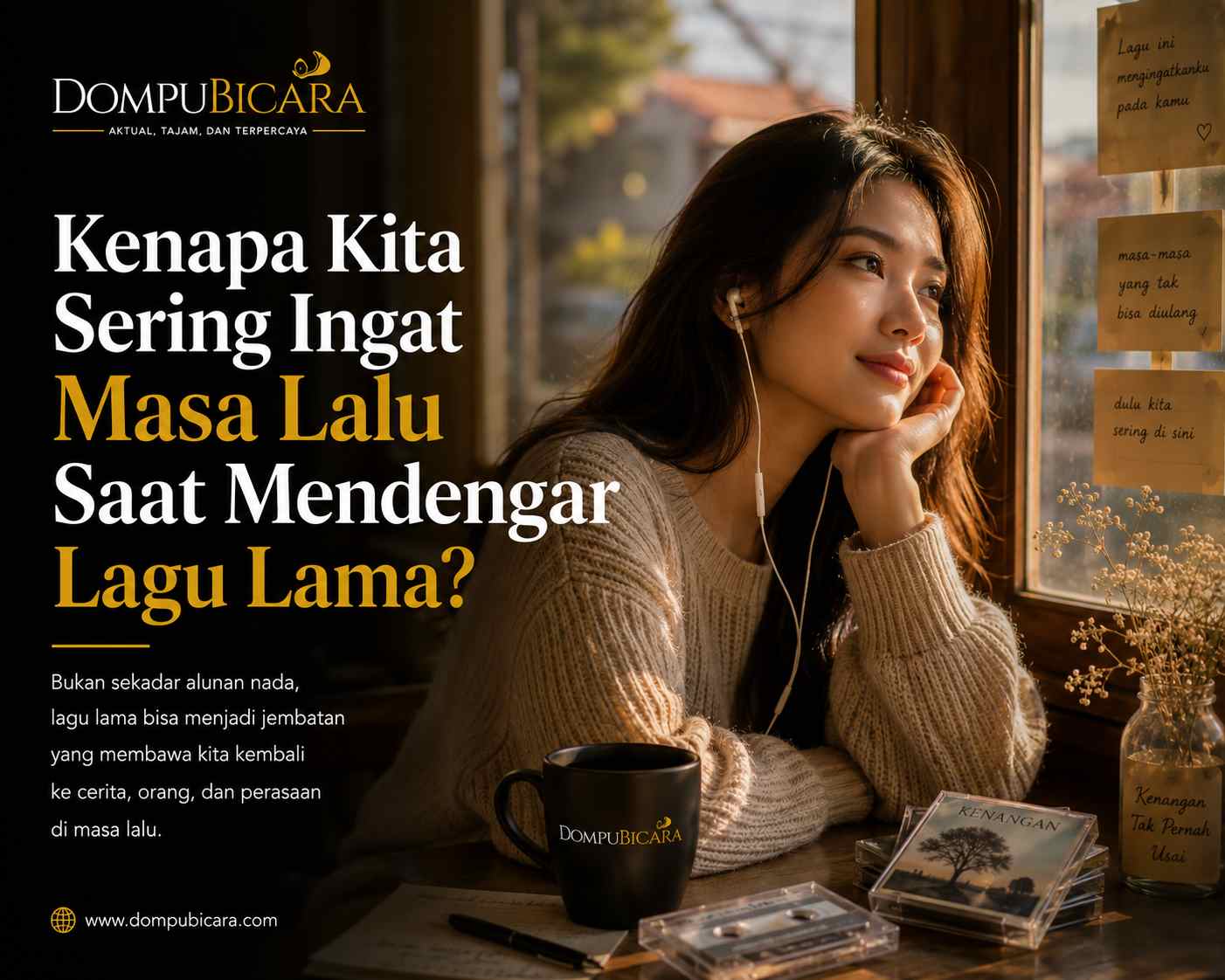 Bukan Cuma Nostalgia, Ini Penjelasan Ilmiah Mengapa Lagu Lama Bisa Membawa Kita Kembali ke Masa Lalu