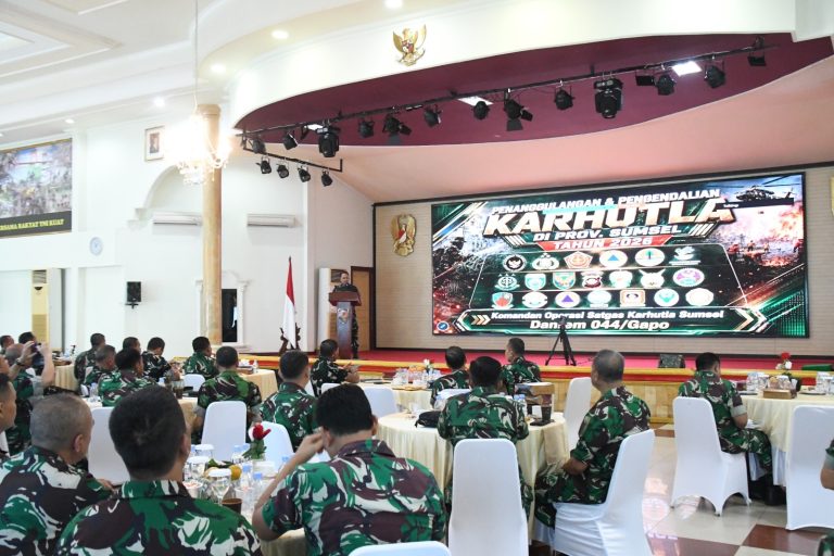 Danrem 044/Gapo Brigjen TNI Khabib Mahfud Turun ke Masyarakat Sumsel, Gencarkan Penyuluhan Karhutla untuk Cegah Titik Api Sejak Dini