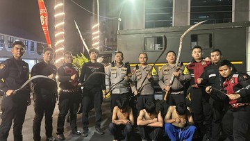 Polres Bogor Bubarkan Tawuran di Jalan Raya Bogor-Jakarta, Tiga Pemuda Diamankan