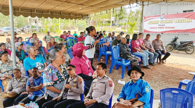Kapolres TTS Duduk Bersama Warga Noinbila di Jumat Curhat, Keluhan Air Bersih hingga Peringatan Penipuan Tenaga Kerja Mengemuka