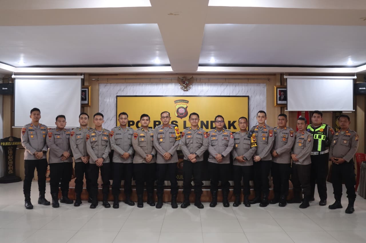 8 Mahasiswa S2 STIK Diterjunkan ke Polres Landak, Satgas Edukasi Cegah Karhutla Lewat Penyuluhan ke Warga