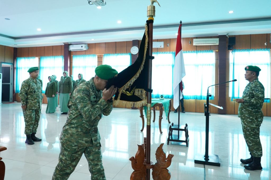 Danrem 041/Gamas Pimpin Sertijab Kasiren, Kolonel Inf Aswin Suladi Gantikan Kolonel Inf Yogi Bahtiar