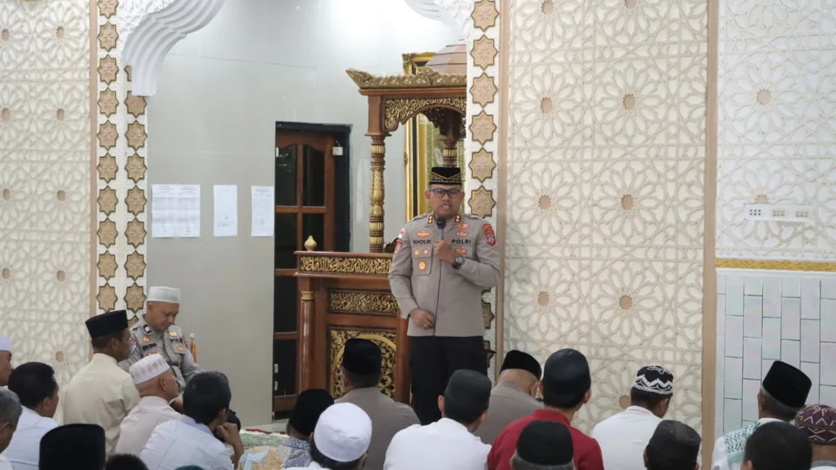 Kapolres Kotamobagu AKBP Abdul Kholik Sambangi Masjid At-Taqwa, Serap Aspirasi Warga Saat Jumat Keliling