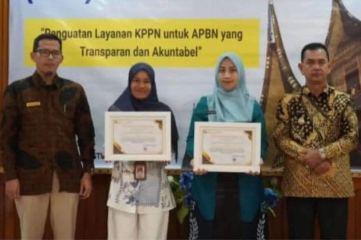 Penghargaan KPPN Lubuk Sikaping untuk Kantor Pertanahan Pasaman, Bukti Pengelolaan Keuangan Tertib dan Akuntabel