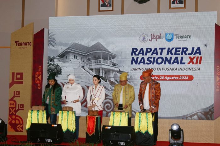 Rakernas JKPI di Ternate Diharapkan Bukan Sekadar Jaga Bangunan Bersejarah, Wali Kota Dorong Pusaka Jadi Penggerak Ekonomi