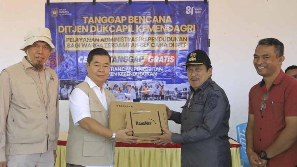 Layanan Cetak Ulang KTP dan KK Gempa Nagekeo Digratiskan Dirjen Dukcapil