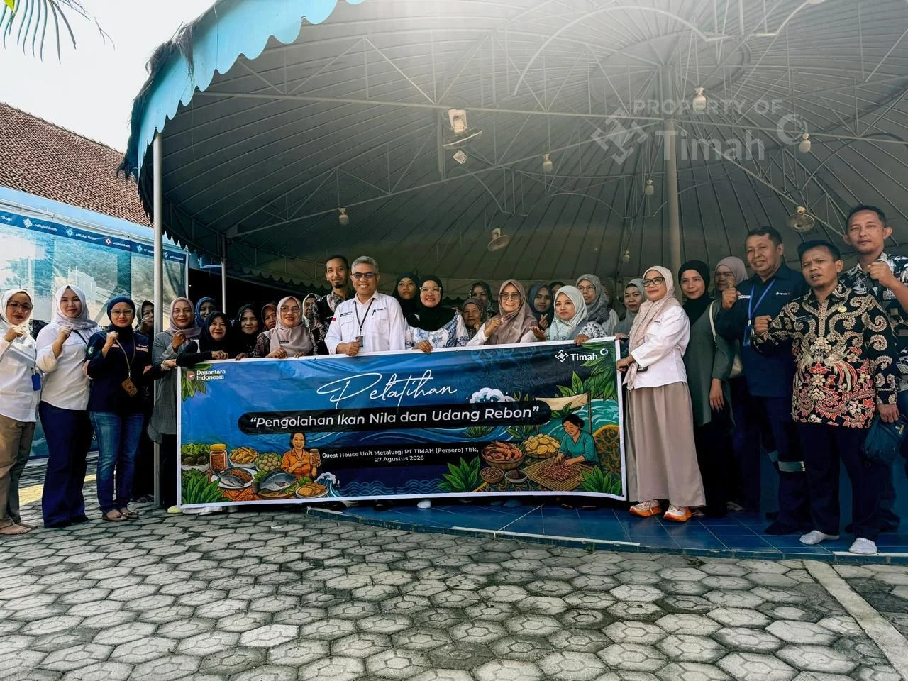 PT TIMAH Latih Puluhan UMKM Bangka Barat Olah Ikan Nila dan Rebon Jadi Produk Bernilai Tambah