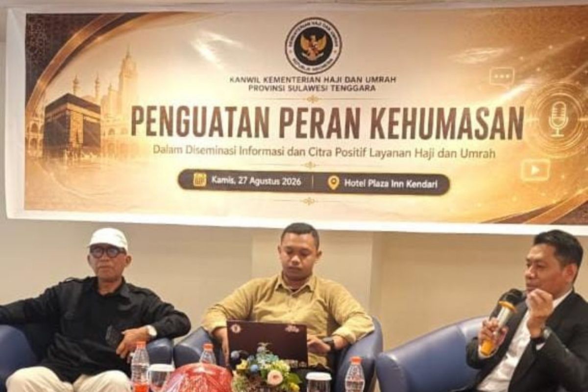 Kemenhaj Sultra Perkuat 30 Tenaga Kehumasan, Bekali Teknik Penulisan Berita hingga Konten Digital di Kendari
