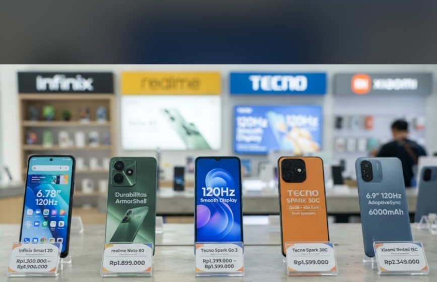 5 HP Murah Terbaru 2026 di Indonesia: Infinix, realme, Tecno, Xiaomi, Harga Mulai Rp 1,3 Juta