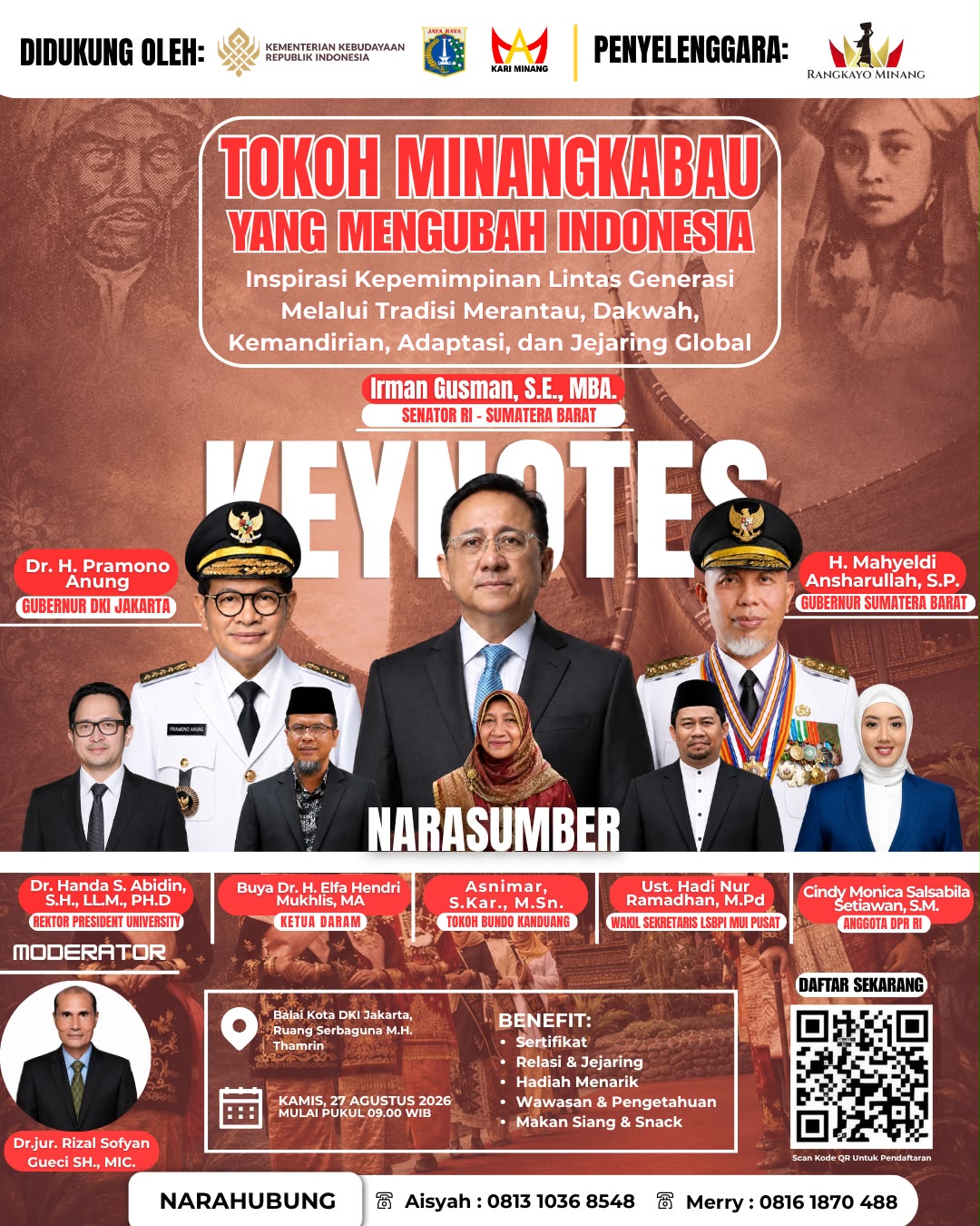 Irman Gusman Dorong Perantau Minang Tak Putus Hubungan dengan Nagari, Ini Konsep Brain Circulation yang Ditawarkan