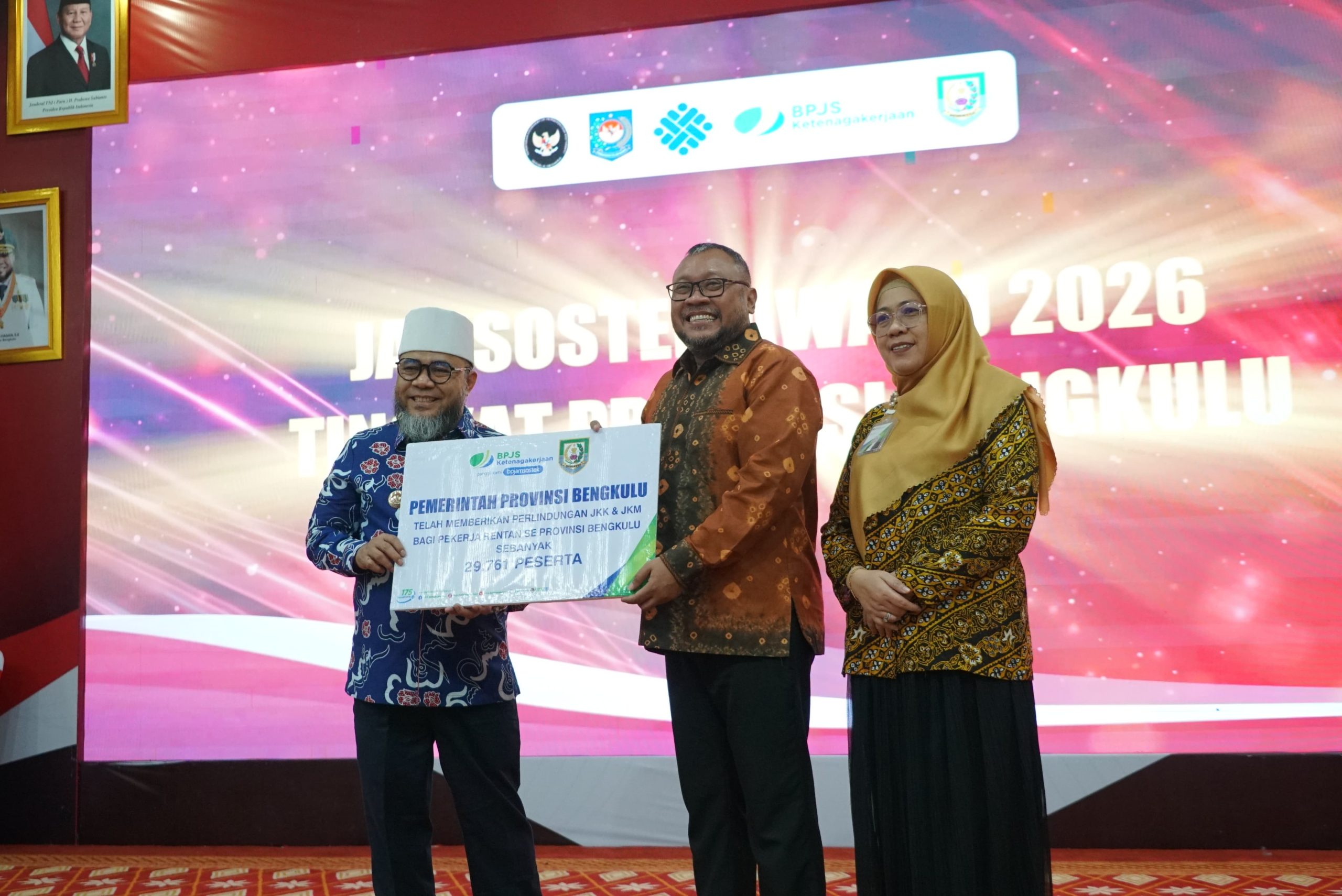 Gubernur Bengkulu Helmi Hasan Dorong Perluasan Jaminan Sosial Ketenagakerjaan, 12 Penerima Jamsostek Award 2026 Diumumkan