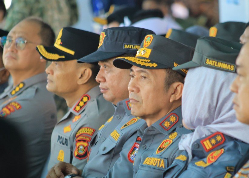 Wali Kota Palembang Ratu Dewa Tegaskan Satlinmas Garda Terdepan Jaga Ketertiban, Minta Tak Hanya Seremonial