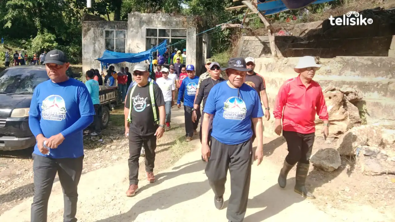 Peringati HUT ke-25, DPC Demokrat Muna Bersihkan Mata Air Jompi dan Usulkan 25 Armada Sampah ke Pemkab