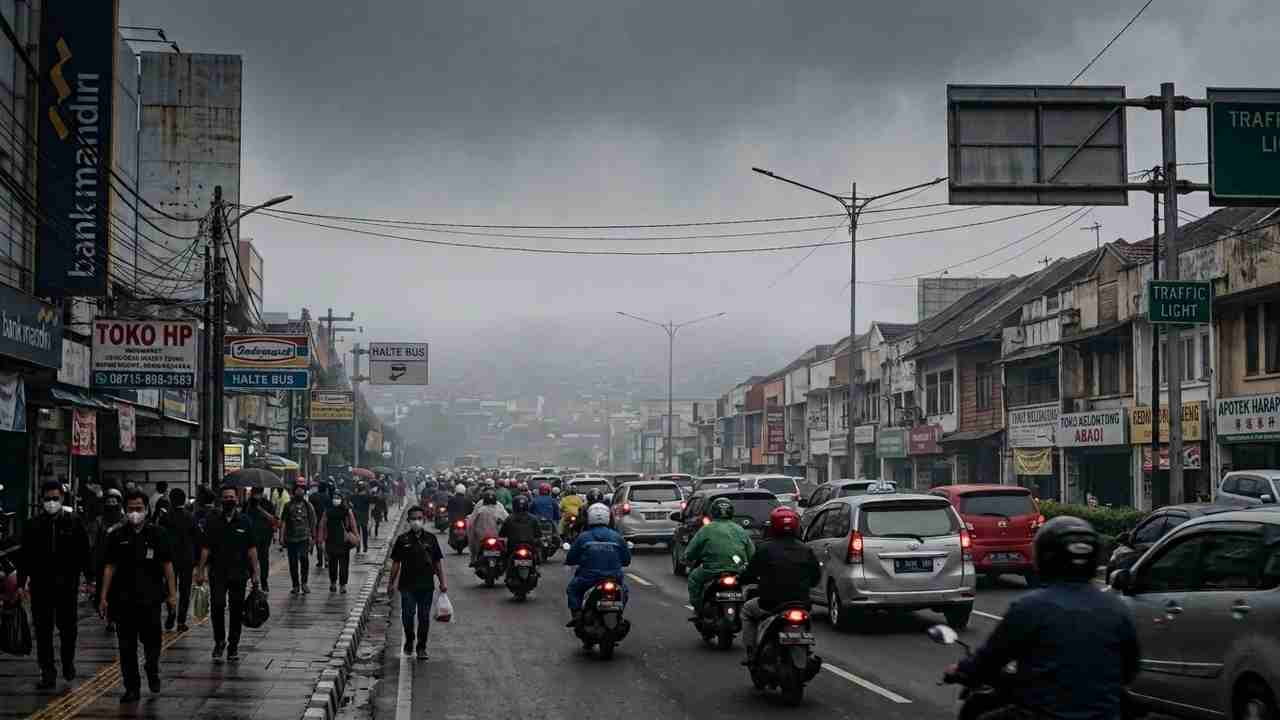 Cuaca Kabur Selimuti Palembang dan OKU Raya Hari Ini, BMKG Ingatkan Potensi Jarak Pandang Menurun