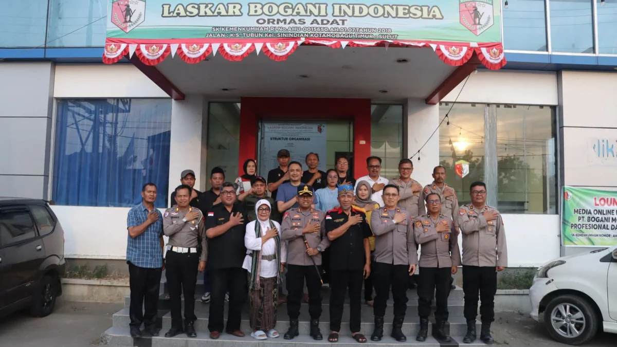 Kapolres Kotamobagu Sambangi Markas Laskar Bogani Indonesia, Ajak Warga Aktif Jaga Kamtibmas