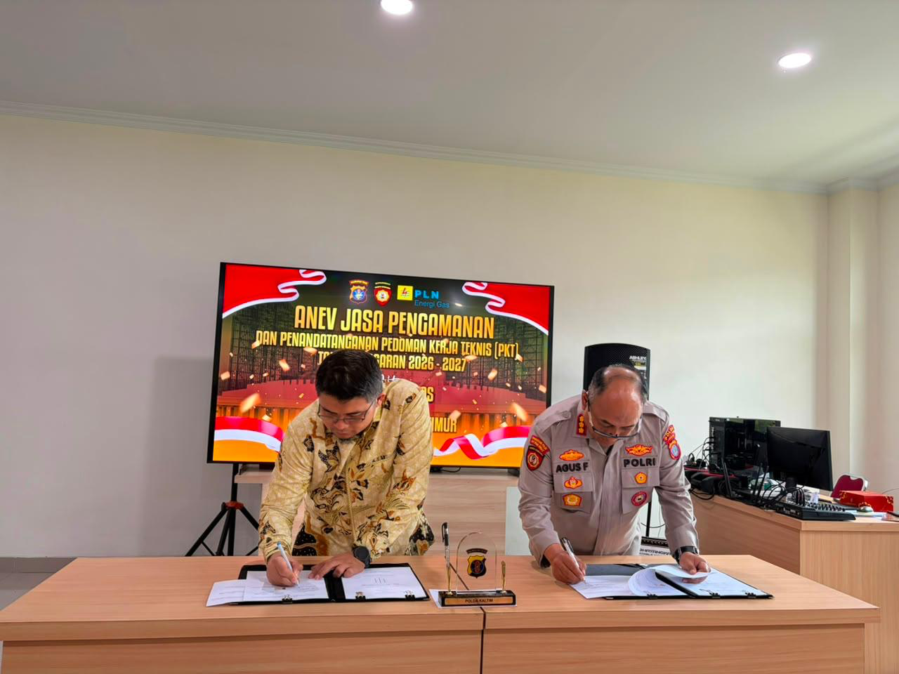 PLN Energi Gas dan Polda Kaltim Perketat Pengamanan Infrastruktur Gas di Tanjung Batu