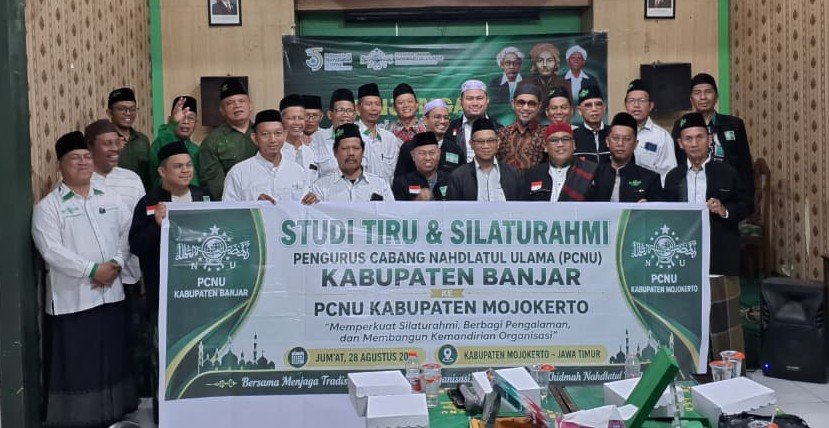 PCNU Banjar Studi Tiru ke PCNU Mojokerto, Pelajari Penguatan Struktur Organisasi dan Kemandirian Ekonomi