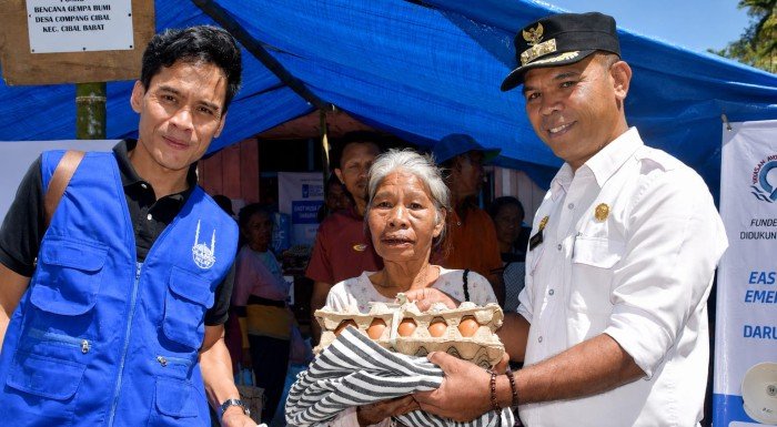 Islamic Relief Salurkan Bantuan untuk 500 Rumah Tangga Terdampak Gempa Manggarai, Prioritaskan Lansia dan Disabilitas