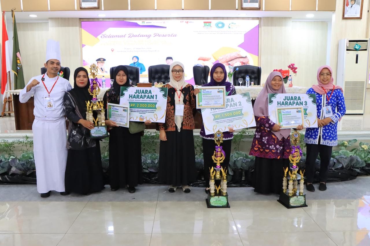 29 Kecamatan di Tangerang Adu Kreativitas Olah Pangan Lokal untuk Menu B2SA Anak Sekolah