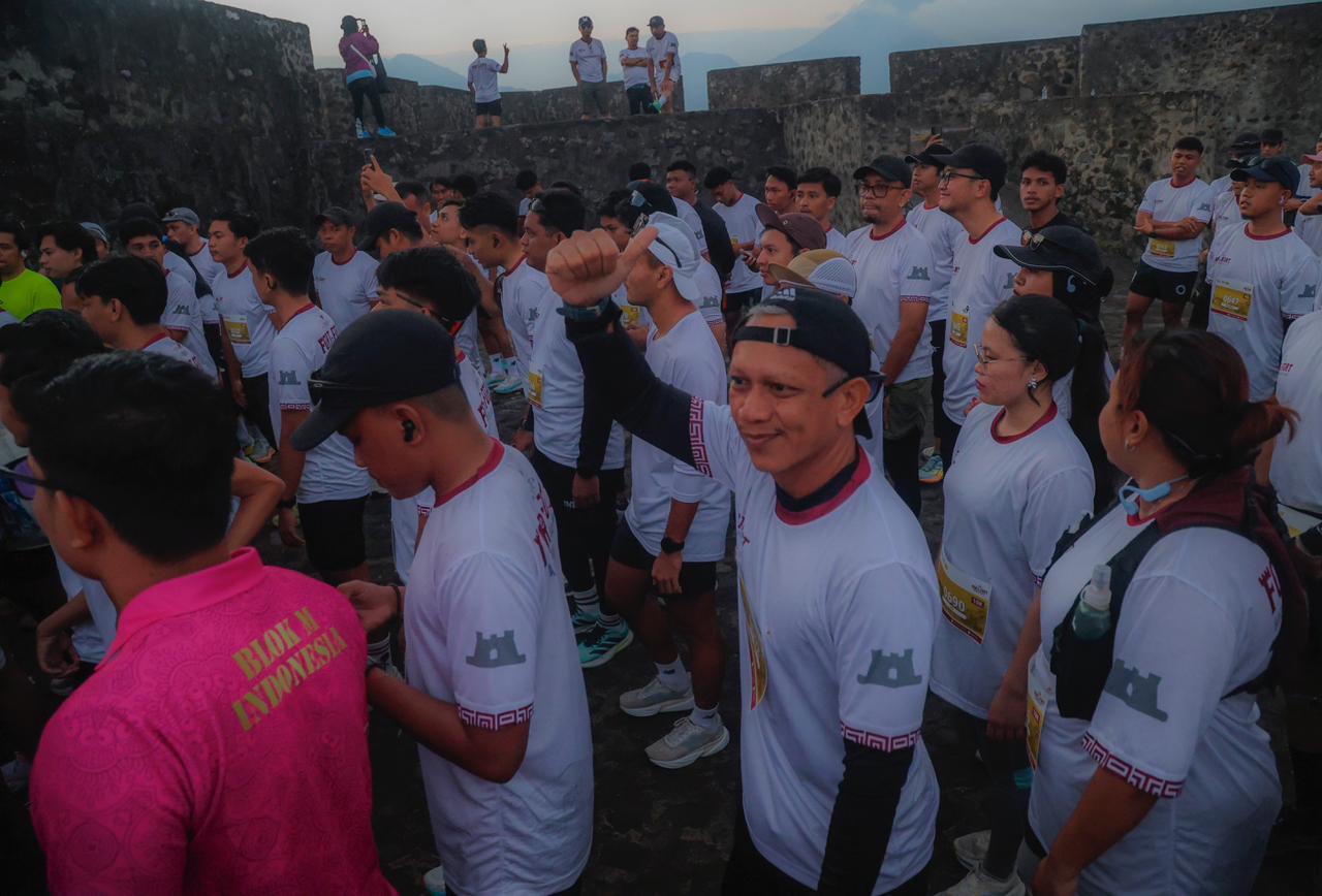 900 Peserta Ikuti Fort to Fort Nusantara Raya Run di Ternate, Lintasi 3 Benteng Bersejarah