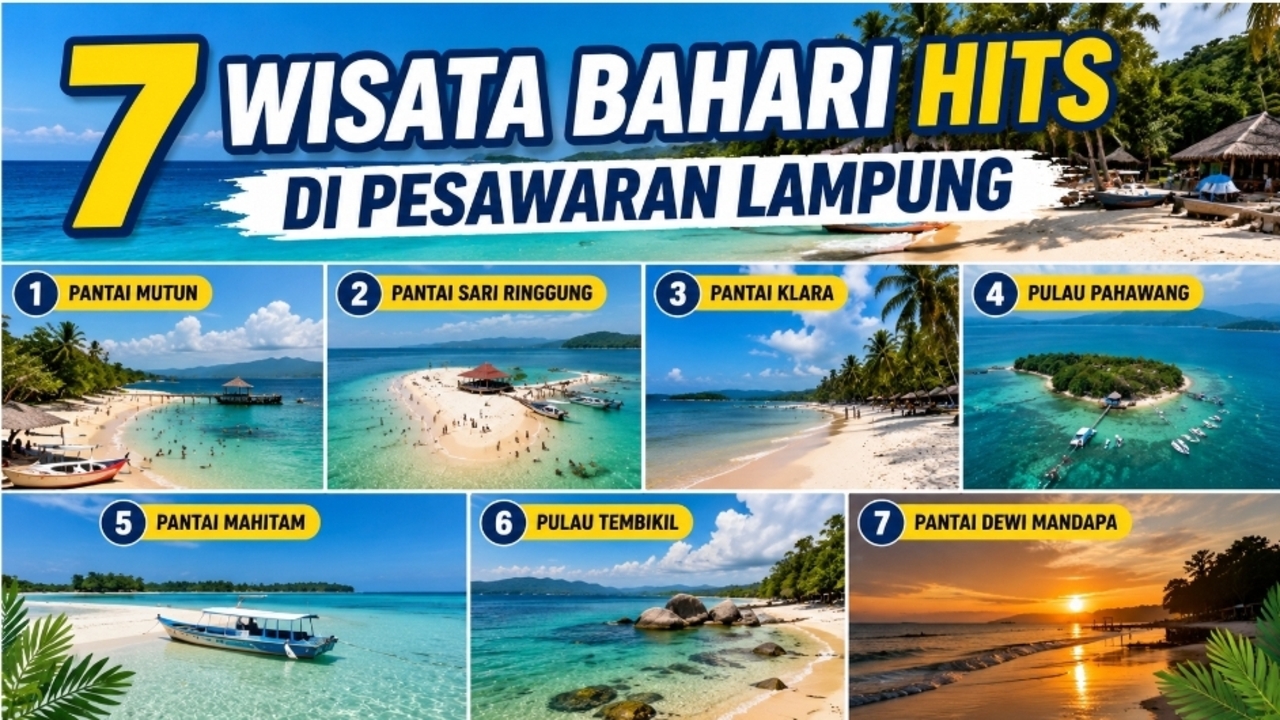 7 Pantai Hits di Pesawaran Lampung untuk Liburan Keluarga, dari Mutun hingga Pahawang