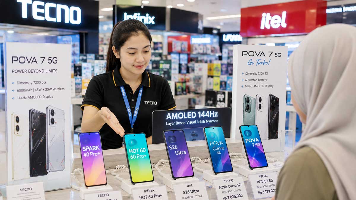 5 HP AMOLED Layar Besar 6,78 Inci Murah 2026, Refresh Rate 144Hz Mulai Rp 2,3 Juta