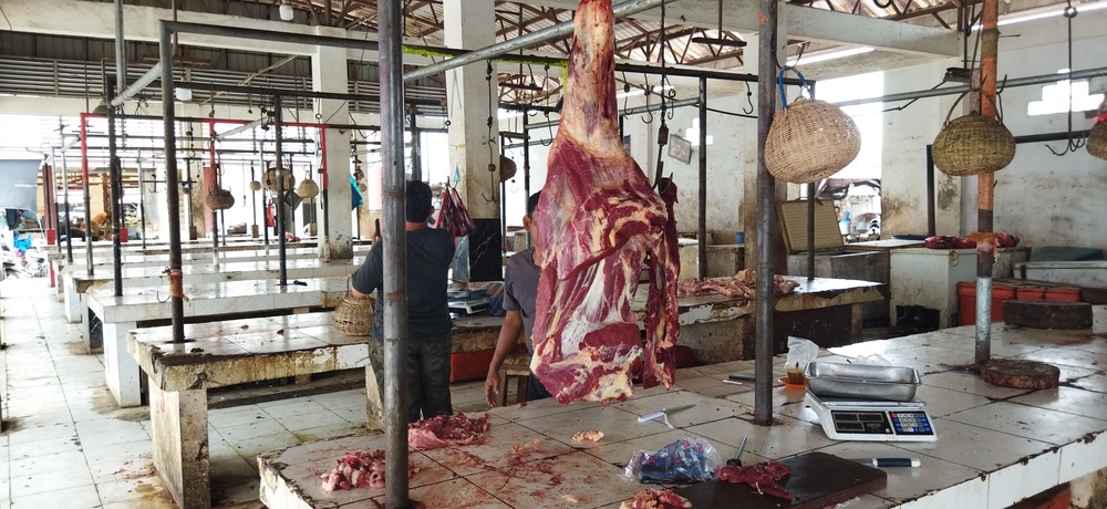Penjualan Daging Sapi di Pasar Al Mahirah Lamdingin Banda Aceh Sepi di Awal Maulid, Pedagang Sebut Berbeda dari Tahun Lalu