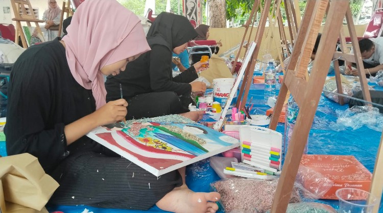 BI Pematangsiantar Gelar Lomba Melukis Pakai Limbah Uang di Marpesta QRIS 2026, Total Hadiah Rp 8 Juta