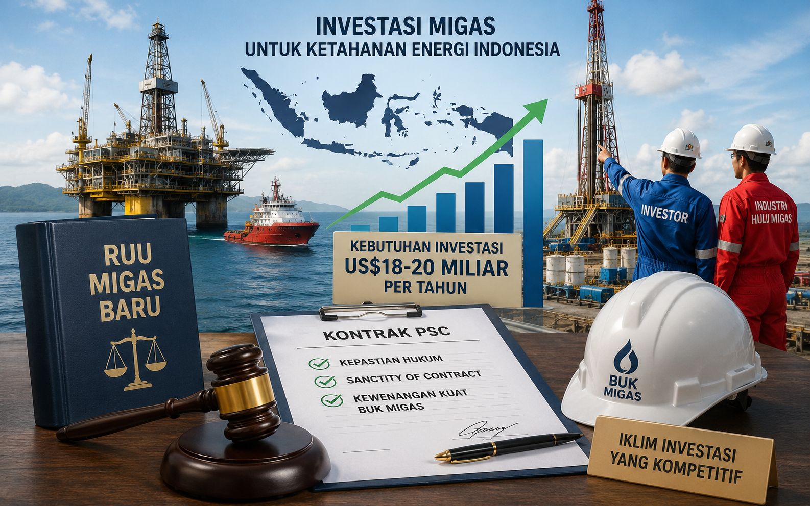 IPA: RUU Migas Baru Wajib Jamin Kepastian Hukum demi Target 1 Juta Barel