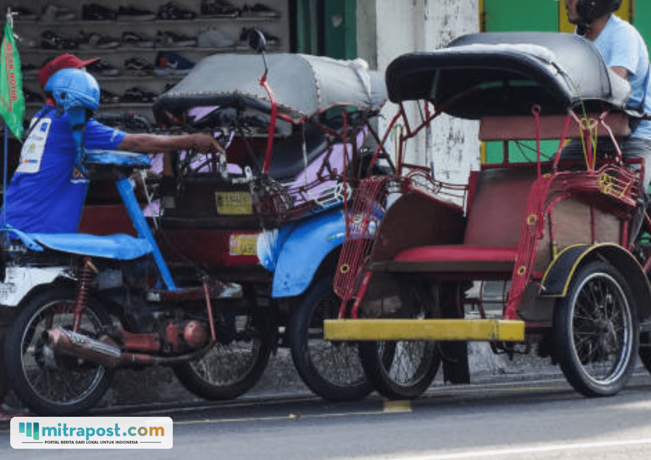 Desil 9 ke Desil 3, BPS Pastikan Data Tukang Becak Kulon Progo Telah Dimutakhirkan
