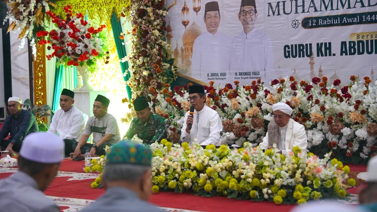 Wabup Balangan Akhmad Fauzi: Peringatan Maulid Jangan Hanya Seremonial, Teladani Akhlak Rasulullah