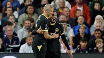 Hasil Liga Inggris: Dua Gol Haaland dan Brace Cherki Bawa Man City Hancurkan Palace 4-1
