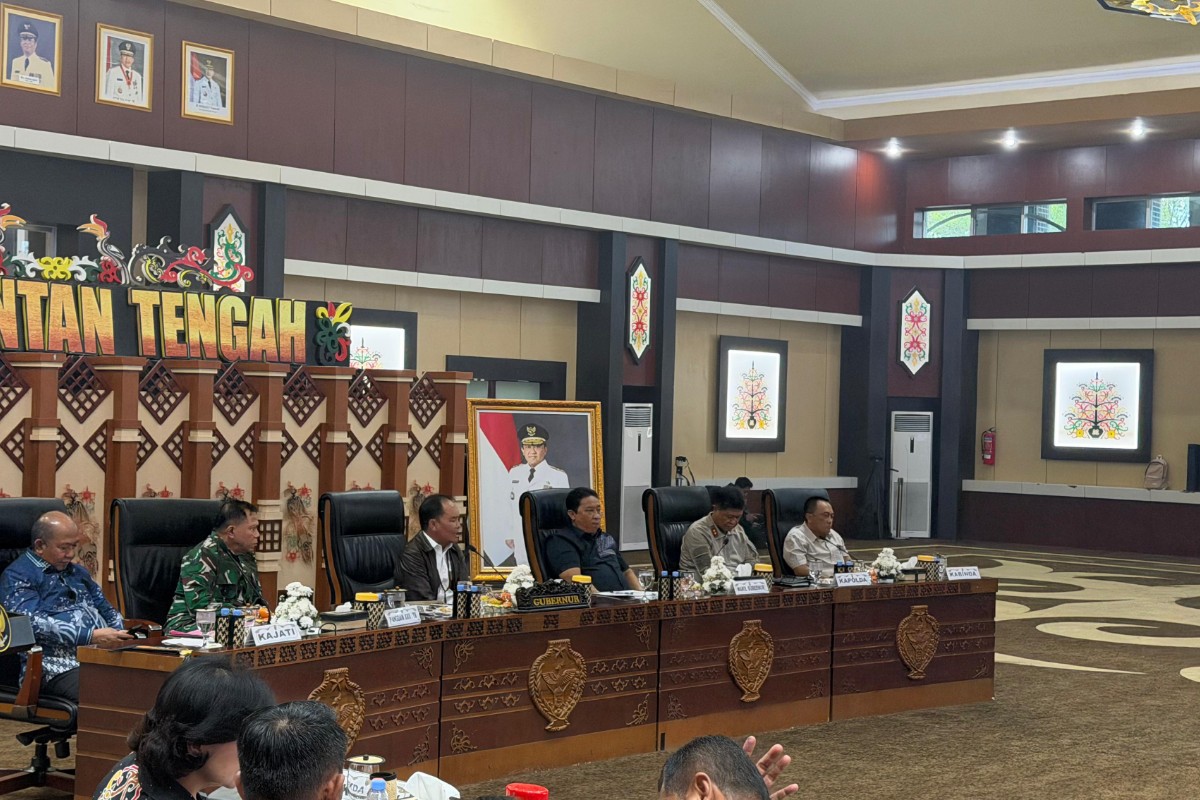 Pemprov Kalteng Bangun Posko Induk Karhutla di Kantor Gubernur, Gubernur Agustiar Sabran Larang Ego Sektoral
