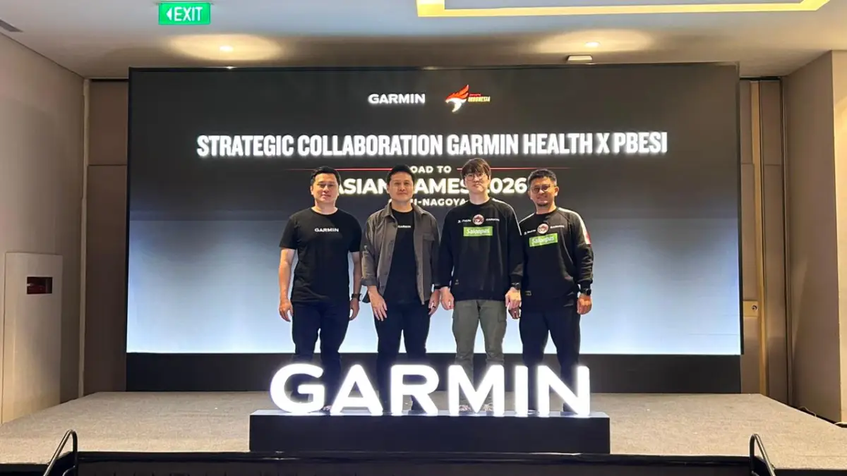 Timnas Esports Indonesia Pakai Garmin vivoactive 6 untuk Pantau Kondisi Atlet di Pelatnas