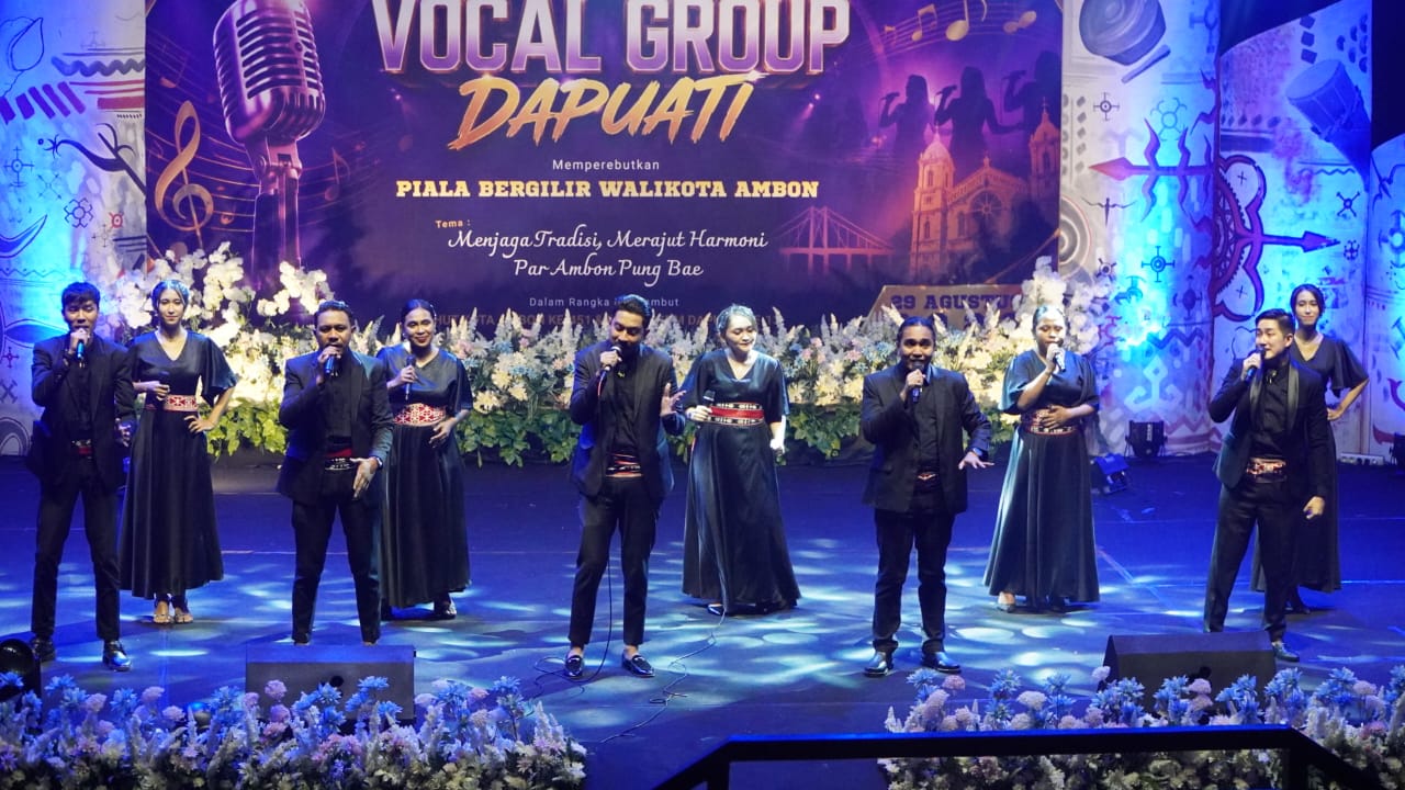 Kompetisi Vokal Group Dapuati 2026 Resmi Dibuka di Ambon, Staf Ahli Wali Kota: Musik Jaga Identitas Budaya di Tengah Modernisasi