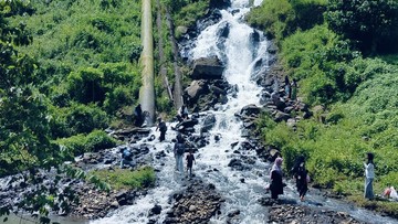 20 Desa Wisata Dompu Sepi Pengunjung, Potensi Air Terjun 70 Meter Terbengkalai