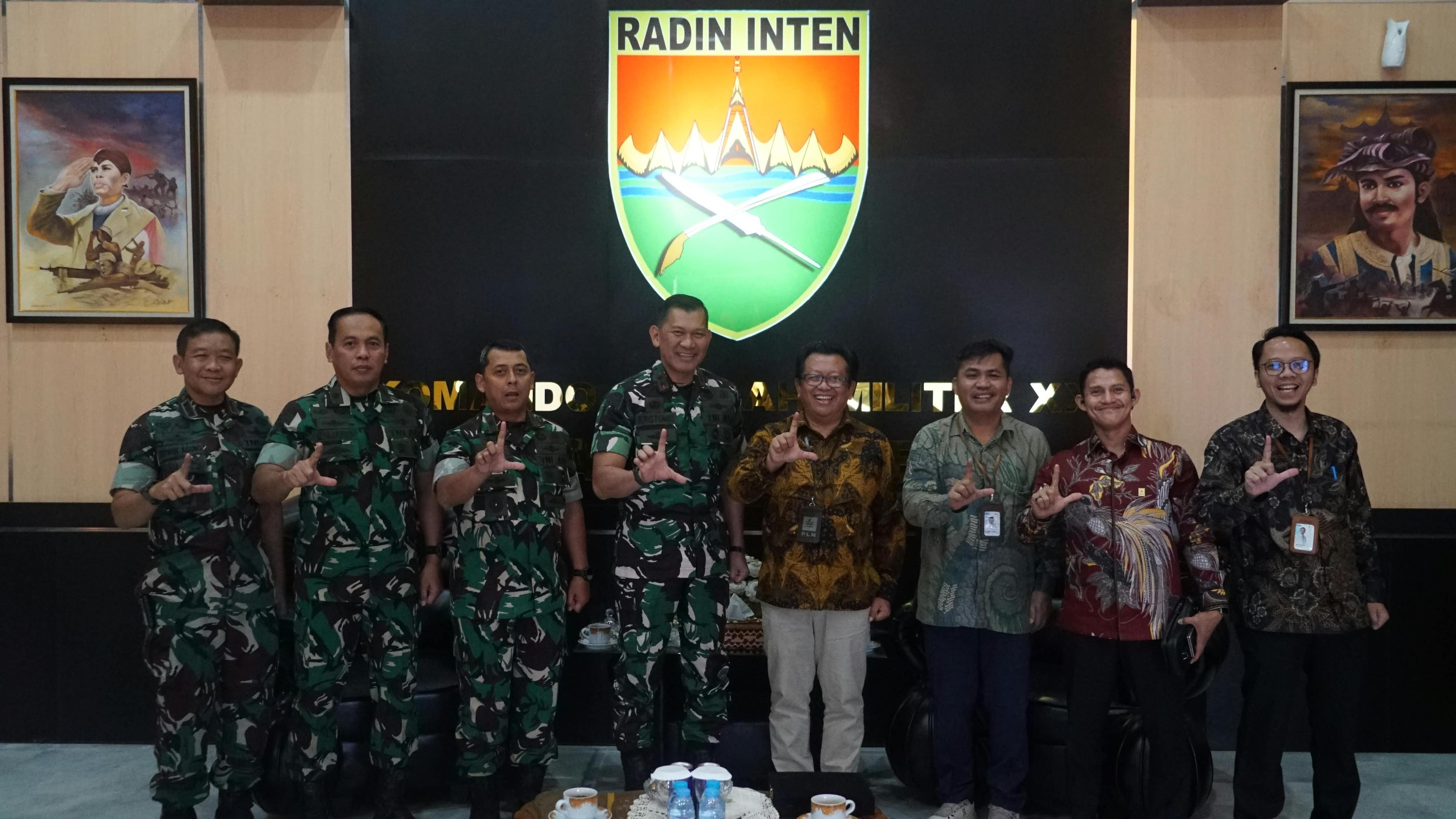 Sambut Hari Pelanggan Nasional, PLN Lampung dan Kodam Radin Inten Perkuat Sinergi Dukung Program Strategis Nasional