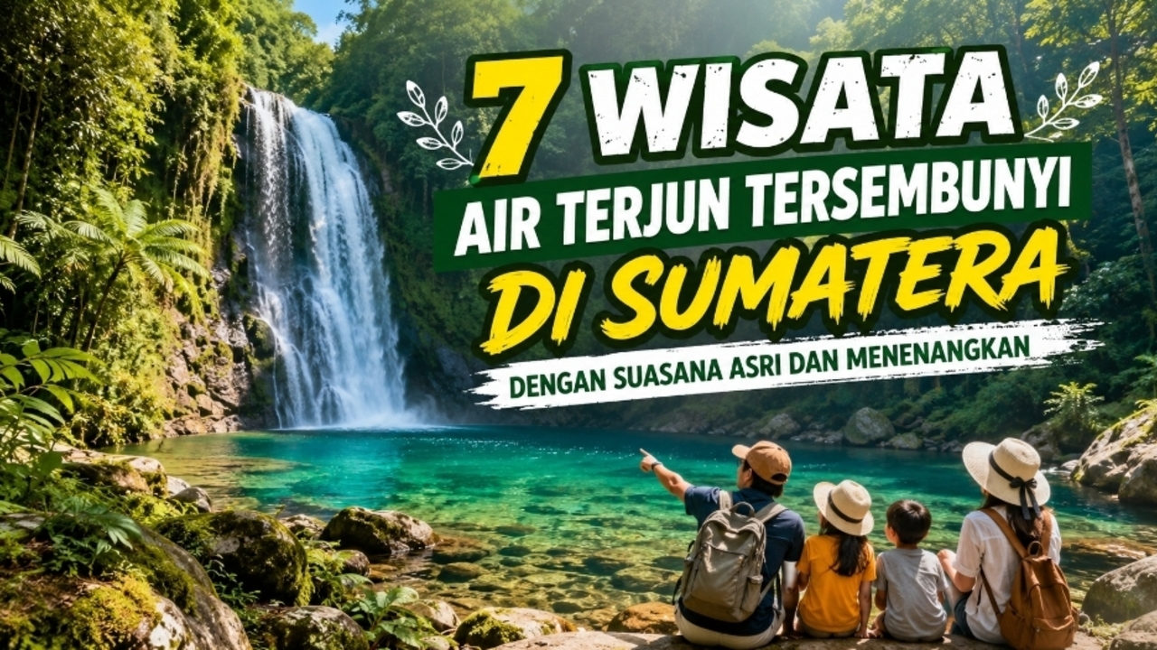 7 Air Terjun Tersembunyi di Sumatera, Cocok untuk Liburan Keluarga yang Tenang