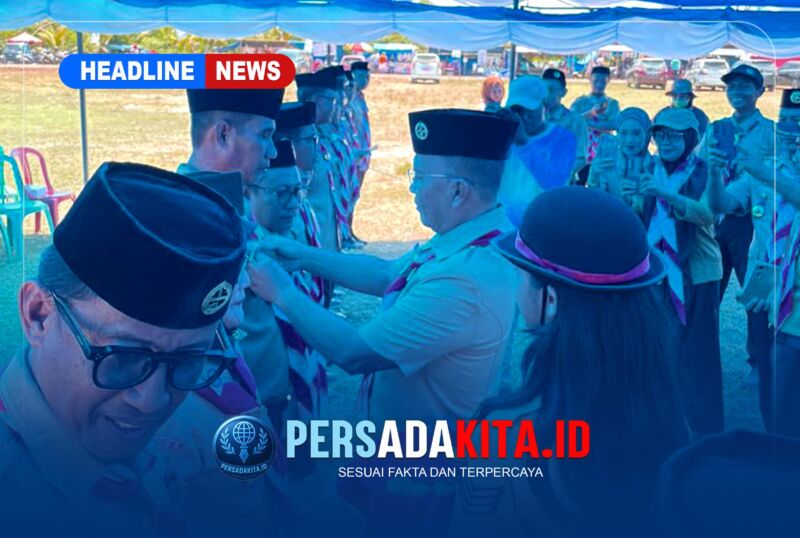 Ketua Kwarcab Konawe Syamsul Ibrahim Kukuhkan Pengurus Tujuh Kwarran, Targetkan Perkemahan Wira Karya Nasional 2027
