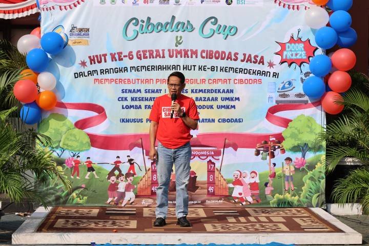 300 UMKM Cibodas Ramaikan Bazar HUT ke-6 Gerai UMKM Cibodas Jasa, Camat Siapkan Renovasi Gedung