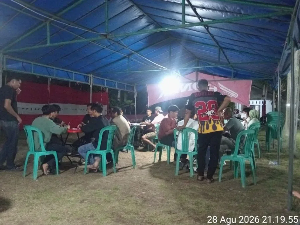 HUT RI ke-81 di Bengkalis, Pemuda Gang Kesuma Siapkan Domino, Jalan Santai, dan Panjat Pinang