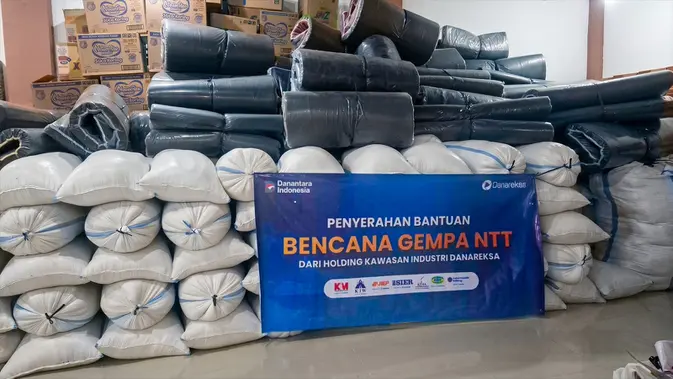 Danareksa Salurkan Bantuan Rp 423 Juta untuk Korban Gempa NTT