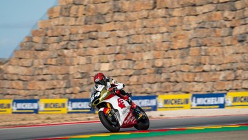Mario Aji Pede Tembus Q2 Moto2 Aragon 2026 Usai Catat Waktu 01:50,734