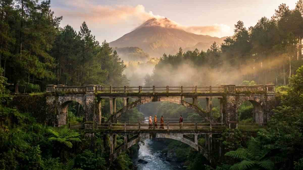 Jembatan Plunyon Kalikuning Sleman: Tiket Rp 12.000, Spot Syuting KKN di Desa Penari