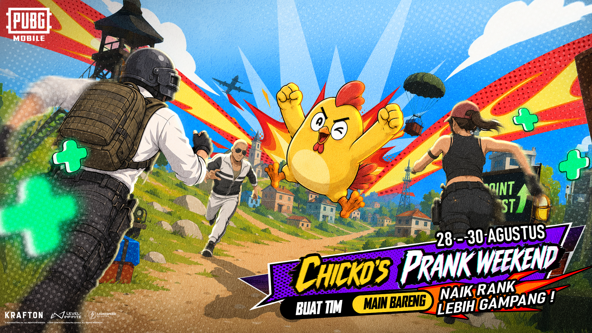 PUBG Mobile Season 31 Segera Berakhir, Event Chicko's Prank Weekend Kasih Bonus hingga +160 Poin