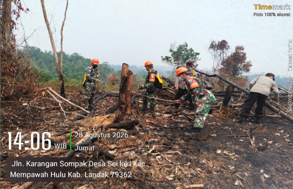 Tim Mabes TNI dan Pemkab Landak Turun ke Akar Rumput, 140 Kepala Desa Curhat Jarak Tempuh 3 Jam hingga Oknum ODGJ Bakar Lahan