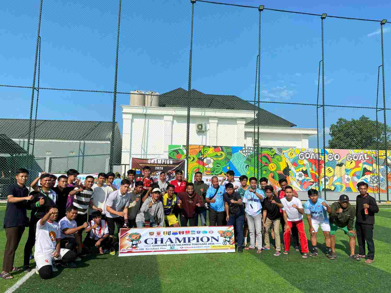 16 Tim Organisasi Pemuda, Pers, dan Pemprov Sultra Ramaikan Liga Persahabatan Cipayung Plus di Kendari
