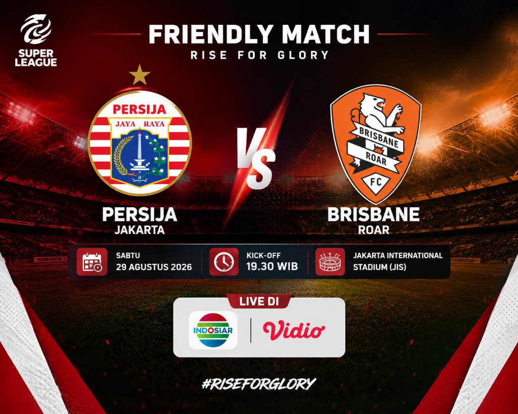 Vidio Jadi Platform Resmi Nonton Live Streaming Persija Jakarta di Liga 1 2024/2025