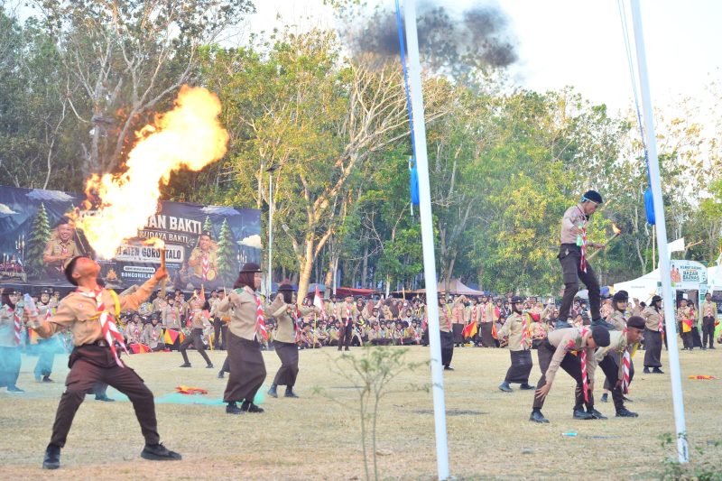HUT ke-65 Pramuka di Gorontalo: Gubernur Sebut Gerakan Pramuka Kekuatan Sosial Pembangunan Daerah